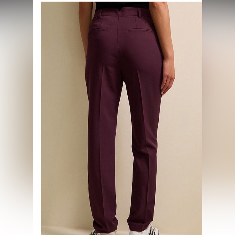 NEXT Smart Trousers in  burgundy - Picture 5 of 5